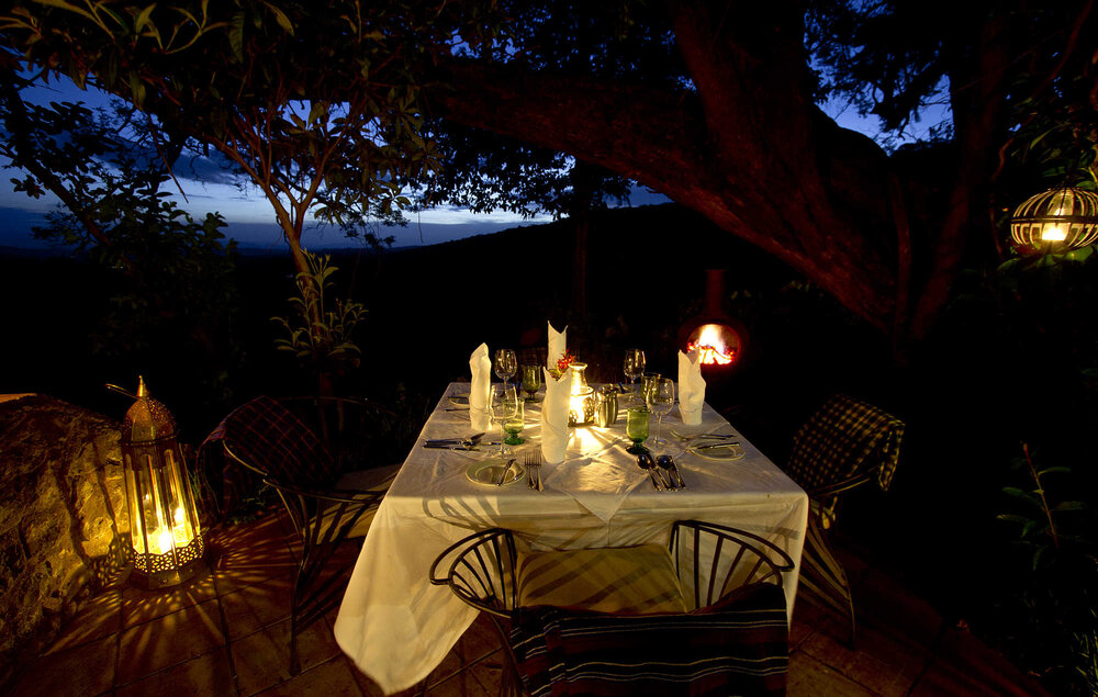 Tansania_Ngorongoro-Krater_Gibbs-Farm_Abendstimmung_BoutiqueReisen